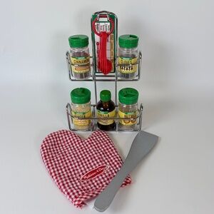 Melissa & Doug RETIRED Baking Spice Set Discontinued Complete + Extras
